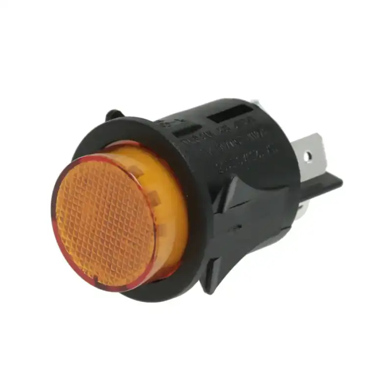 Bipolar Switch Orange 16A 250V with Indicator Light – Made in China