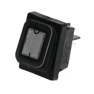 Interrupteur bipolaire blanc 16A 250V avec voyant lumineux - Fabriqué en Chine