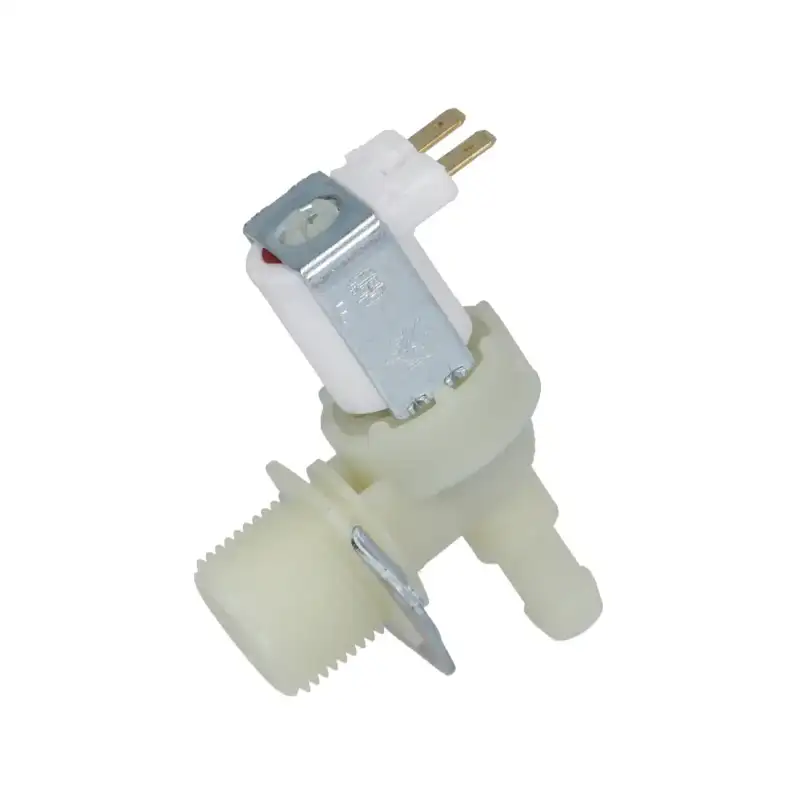 Valvola a solenoide a 1 via con riduttore di ingresso a 90° - Prodotto in Polonia
