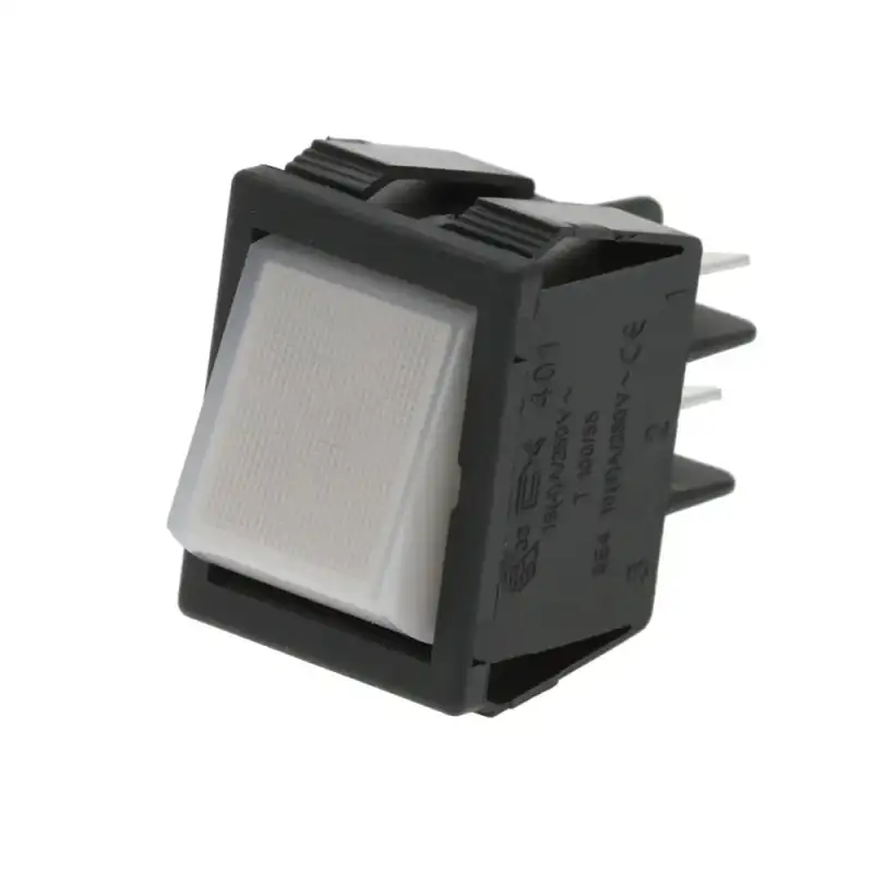 White Bipolar Switch 16A 250V – Compatible with Necta Evoca