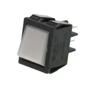 Interrupteur bipolaire blanc 16A 250V - Compatible avec Necta Evoca