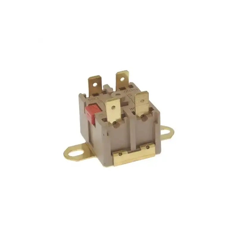 Termostato di contatto a 125°C con reset manuale - 16A 250V per distributori automatici.