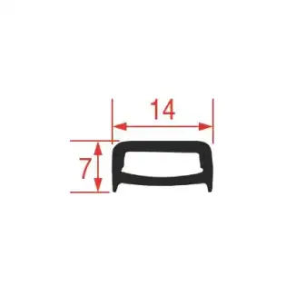Junta de puerta Winterhalter de 3 lados 460x575x460 mm