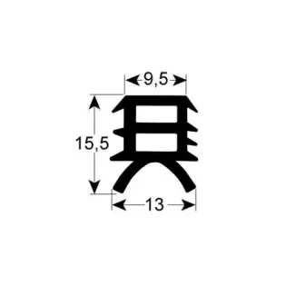 Junta de 3 lados 455x565 mm FAGOR OEM 12187087