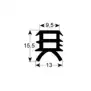 3边密封垫，455x565毫米，FAGOR原厂零件号12187087