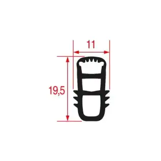 Fecho do Capot 550x700x550 mm Winterhalter OEM 61007707