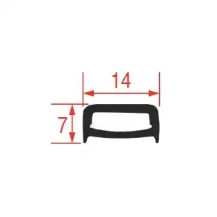 Junta para puerta 370x435x370 mm Winterhalter OEM 300000318