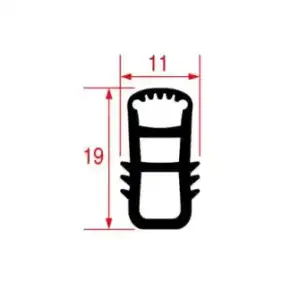 Joint de porte 550x600x650 mm Winterhalter OEM 61007084