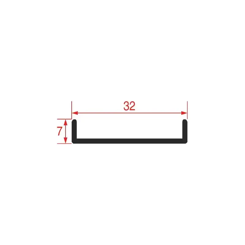Junta de puerta 570 mm 32x7 mm - OEM para Amika, Colged, Elettrobar