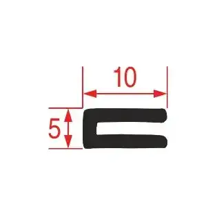 Junta em forma de "U" Zanussi OEM 700 mm - 0E5559