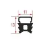 Türdichtung 1370 mm 13x11 - OEM Elettrobar 437097