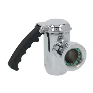 Dreneringskran ø 1"1/2F med pakning og lås - Laget i Italia