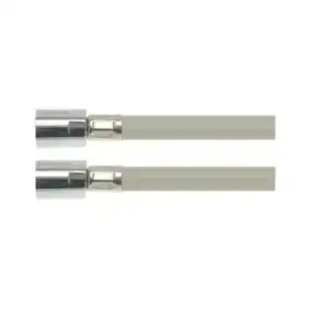 Doucheslang 1100 mm 1/2" FF - Roestvrij staal RIVER