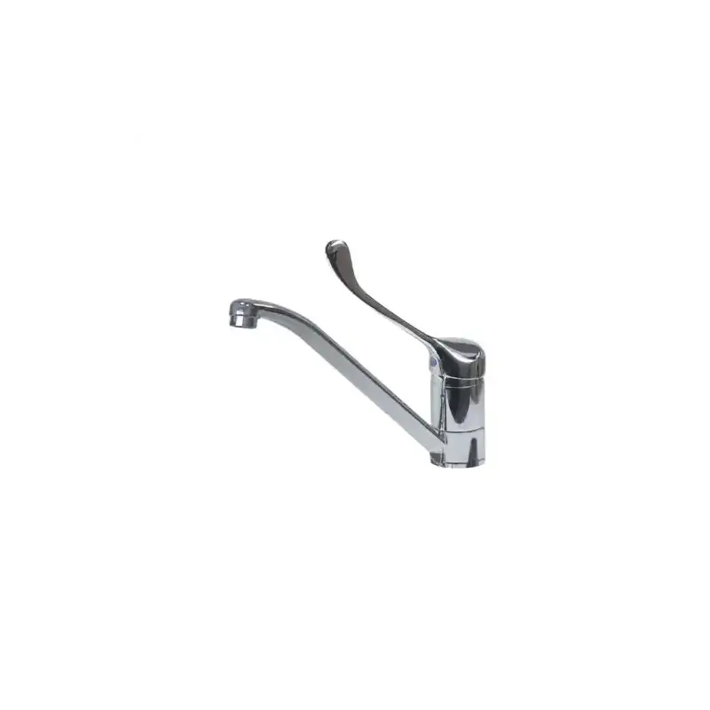 Mischerhahn 1-Loch 1-Hebel - Chrom langer Hebel | Hergestellt in China