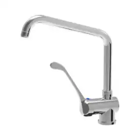 Inclined Mixer Tap with Long Lever – FLORA | Made in Italy