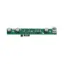 4-Button Blue LED Push-Button Panel 170×28 mm | Made in Italy