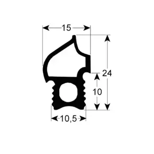 Convotherm Door Gasket 10.10 – OEM 7056340