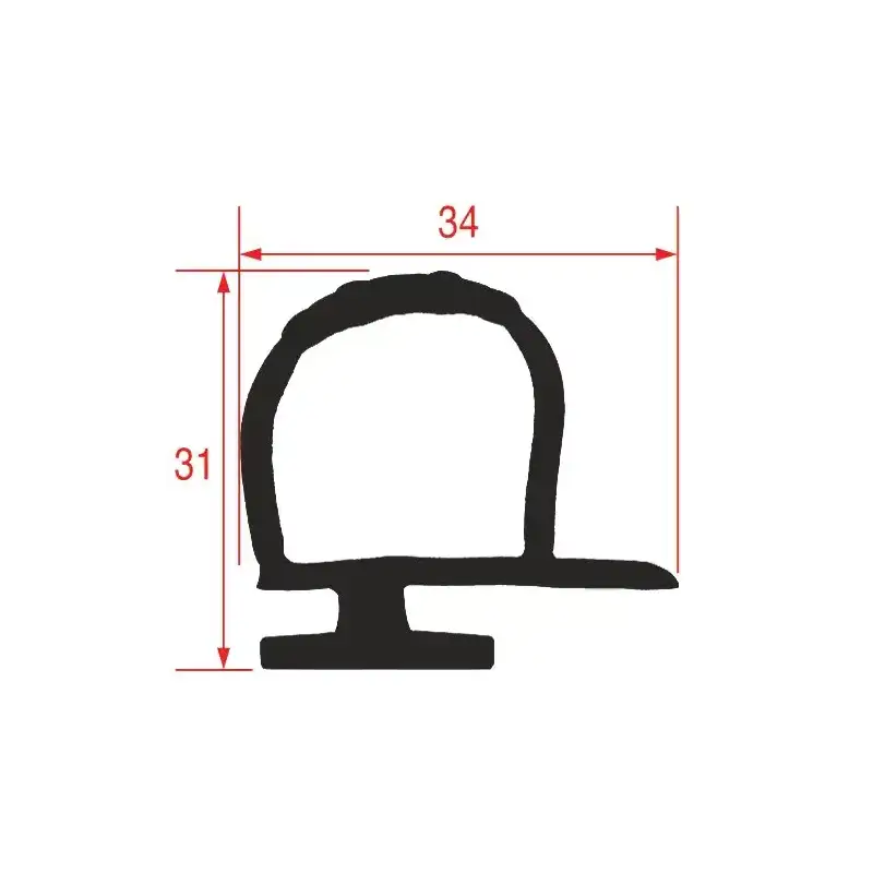 MTH Cell Gasket 6 m – 34×31 mm Black, Made in Italy