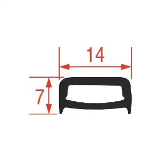 Guarnizione porta a 3 lati Winterhalter 460×575×460 mm - OEM 30000319