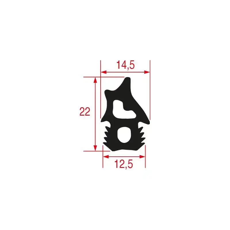 Unox Oven Door Gasket 2562 mm – OEM KGN1659A