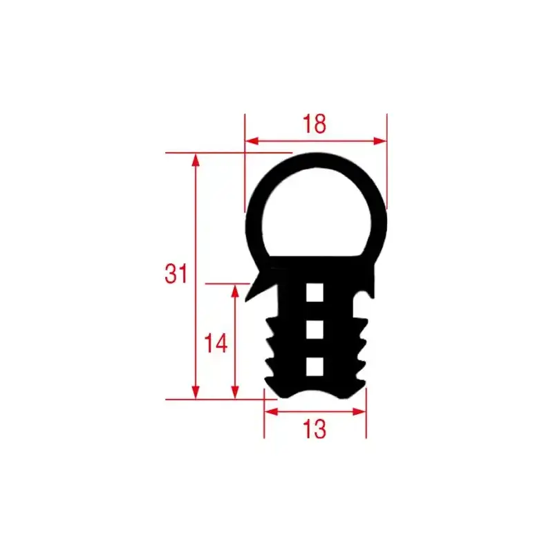 Junta para puerta MKN HansDampf 10.x 31×18 mm - OEM 10012490