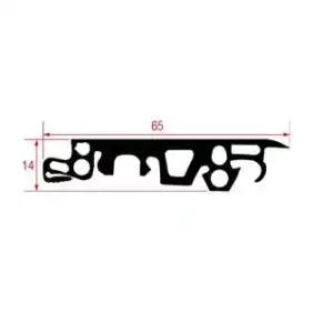 Junta para Carro de Horno de 500 mm - Pieza de Repuesto OEM Rational 87015544S