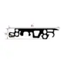 Guarnizione per carrello forno 700 mm - Ricambio originale Rational 87015545S