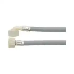 Tuyau d'alimentation en eau technique courbé ¾″ FF × 1500 mm - Ø10×14.5 mm, Raccords en nylon, 20/60 bar