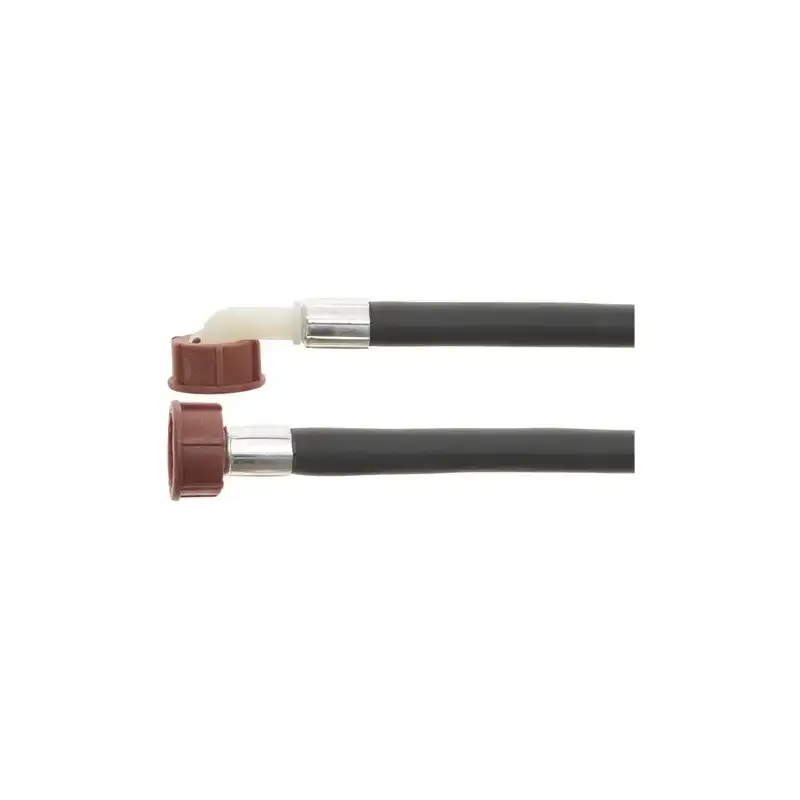 Gebogen toevoerslang ø 3/4″ Binnendraad x 1500 mm – Thermoplastisch Ø 10×16 mm, Nylon koppelingen, 90 °C, 10 bar.