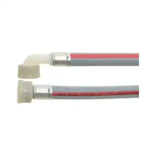 Tuyau d'alimentation courbé ¾″ FF × 2000 mm - Thermoplastique, approuvé par le WRAS