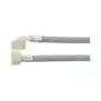 Gebogen toevoerslang ¾″ FF × 2000 mm - Technisch water, 25 °C/20 bar