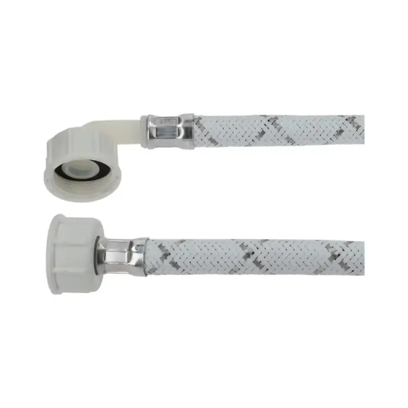 خرطوم توريد منحني ATA ¾ ″ FF × 2000 مم - ستيل EPDM / نايلون مضفر