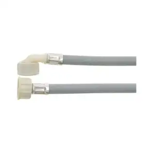 Tuyau d'alimentation courbé de 3000 mm ¾″ FF - Ø 10×14.5 mm, 25 °C, 20 bars, Fabriqué en Italie