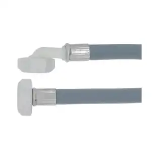 2000 mm gebogener Ansaugschlauch ¾″ FF – DN10, WRAS-zugelassen, Univerbar OEM