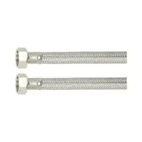 Flex Hose ¾″ Fp×Fp 2000 mm – EPDM & Stainless-Steel DN13, 20 bar, WRAS