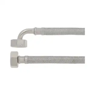 צינור גמיש ¾ אינץ' FP×CFP - 1500 מ"מ EPDM עם גידור מנירוסטה