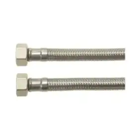 Flex Hose ½″ Fp × Fp 1500 mm – Stainless Steel DN13, 90 °C/20 bar