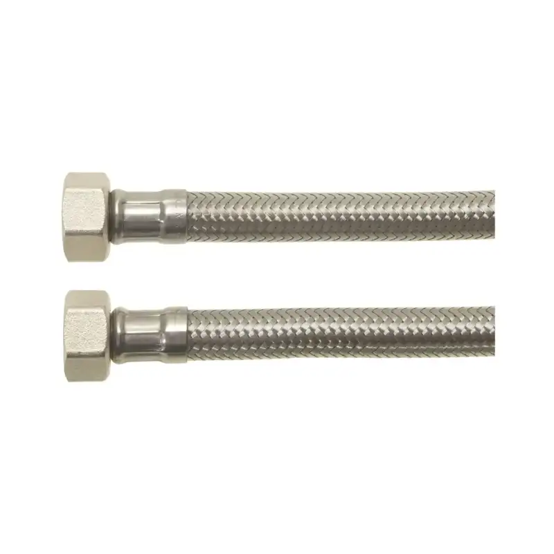 צינור גמיש ½″ Fp × Fp באורך 1500 מ"מ - נירוסטה DN13, 90 °C/20 בר