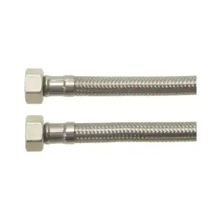 Tubo flessibile ½″ Fp × Fp 1500 mm – Acciaio inossidabile DN13, 90 °C/20 bar