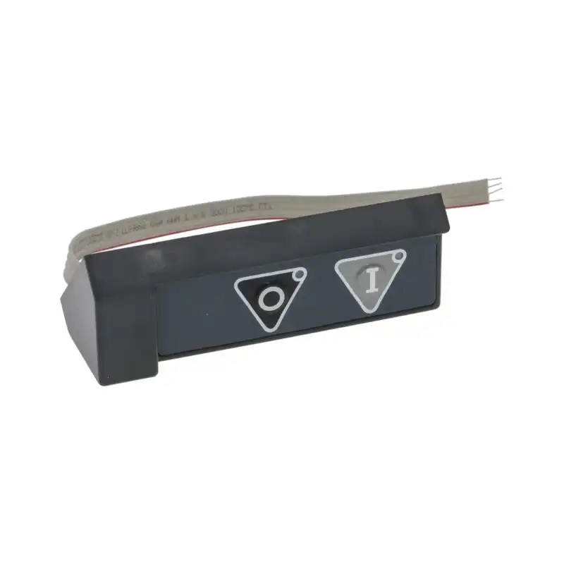120×47 mm Italian Small 0–I Push-Button Panel with Cable