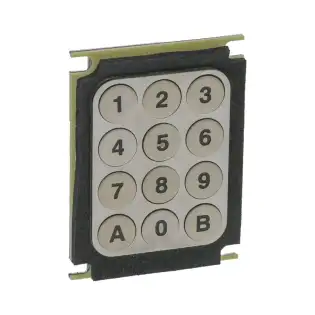 12개의 버튼이 있는 푸시 버튼 패널 105x80mm, 비앙키 자동판매기용