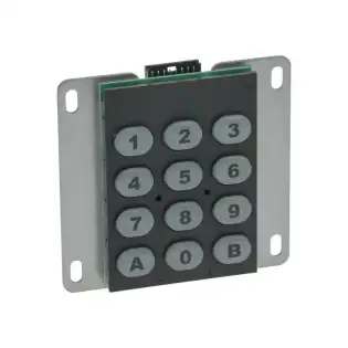 Tryckknappspanel 12 knappar 100×95 mm för FAS International-varuautomater