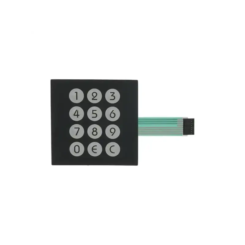 넥타 에보카 페스티벌, 멜로디아 및 탱고용 106×106mm 12개 버튼 멤브레인 푸시 버튼 패널