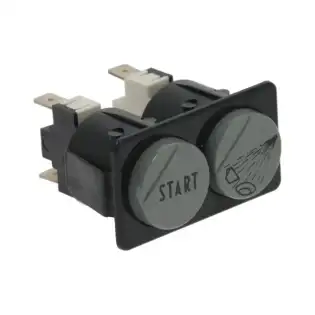 Panneau de démarrage/bouton-poussoir de rinçage pour lave-vaisselle Krupps - OEM 103320