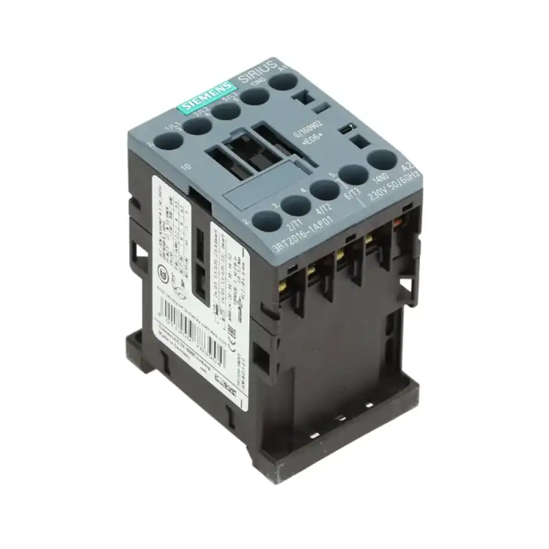 Contator Siemens 3RT2016-1AP01 4 kW 9 A - Bobina de 230 V