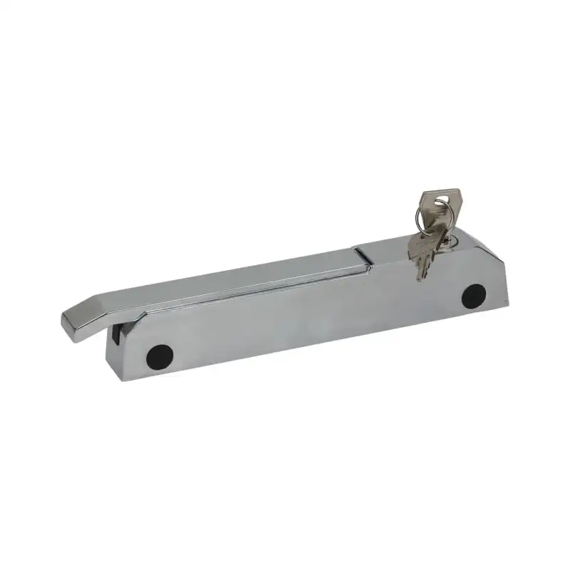 Riegel Ergo 6188 verchromt mit Schloss - Gerader Griff