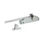 Cerrojo de puerta ajustable para mano derecha e izquierda con cerradura: se adapta de forma versátil.