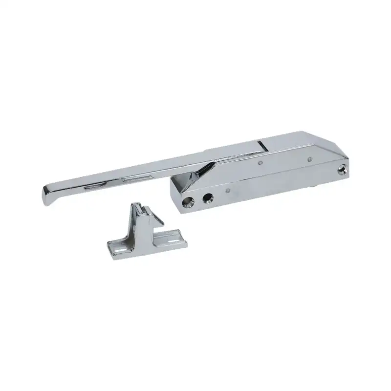 RH-LH Latch Without Lock – 118–134 mm Center, 147×32 mm Base