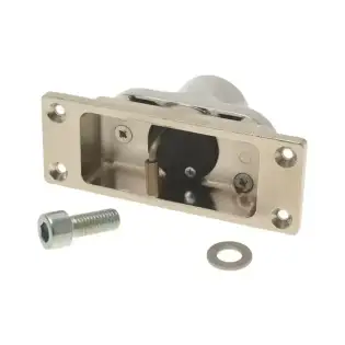 Oven Door Catch Assembly – 124×45 mm Fastening Plate for Zanussi Ovens