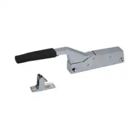 Manija para puerta de horno de 260x30 mm - 45 mm de enganche, 133 mm de montaje, fabricada en Francia.